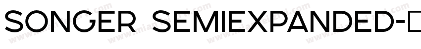 SONGER SemiExpanded字体转换